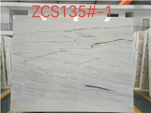 18 MM Polished Oriental Statuario White Marble Floor Wall