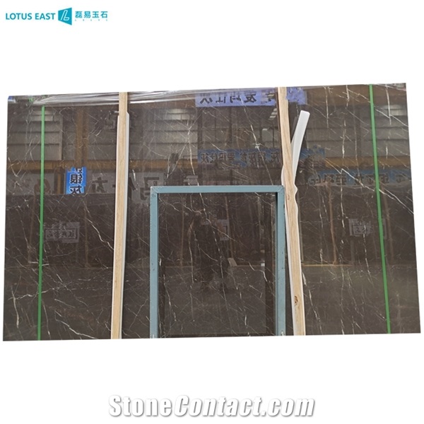 Brown Marble Chinese St.Laurent Marble Slabs For Decoration