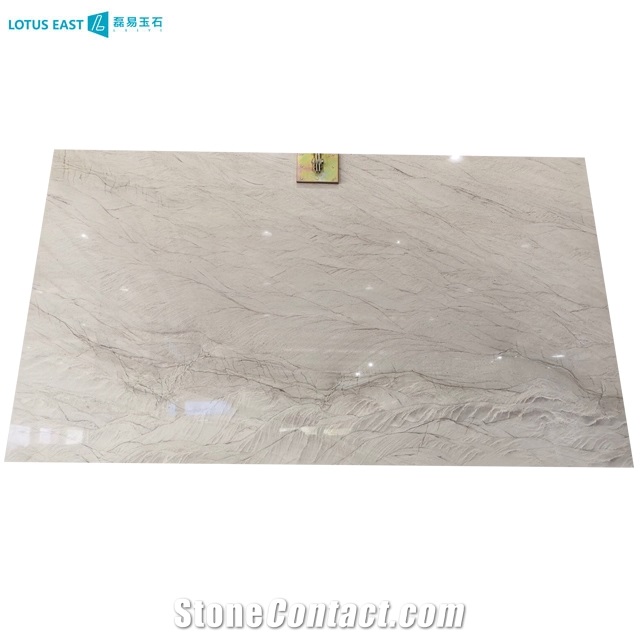 Calacatta Macaubas White Slabs Brazil White Quartzite