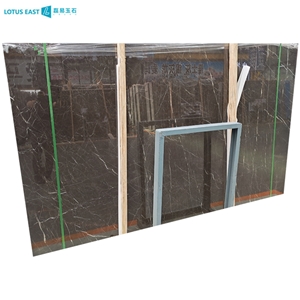 China Light Brown Marble Noir St Laurent Marble