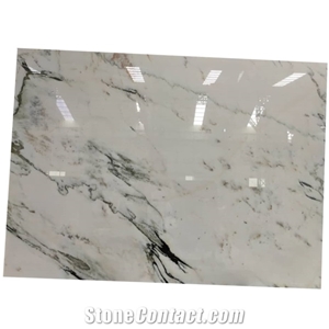 China Polished Orental White Marble Slabs For Wall Tiles