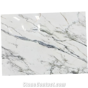 China Polished Orental White Marble Slabs For Wall Tiles