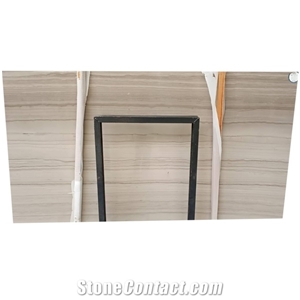 Chinese Polished Athens Wood Grain Marble Slabs
