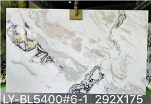 High Quality Picasso Quartzite White And Beige Color Floor