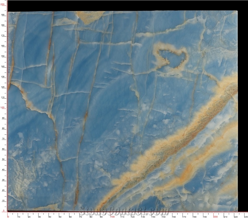 High Quality Polished Blue Onyx For Countertop Decoration