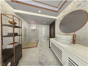 High Quality Polished Devon Sun Marble For Bathroom
