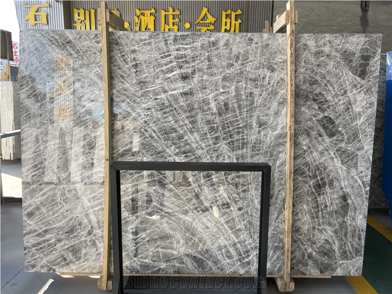 High Quality Polished Grey Galaxy Onyx For Countertop