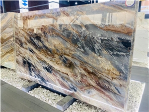 High Quality Polished Impression Lafite Marble For Wall