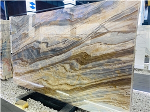 High Quality Polished Impression Lafite Marble For Wall