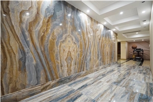 High Quality Polished Impression Lafite Marble For Wall