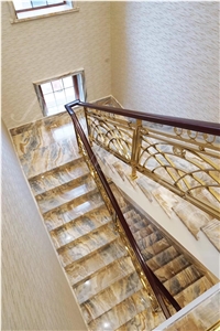 High Quality Polished Impression Lafite Marble For Wall