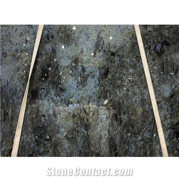High Quality Polished Lemurian Blue Granite Slabs