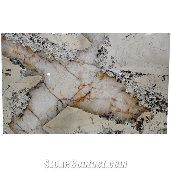 High Quality Polished Patagonia Quartize Slab From Brazil
