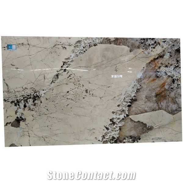 High Quality Polished Patagonia Quartize Slab From Brazil