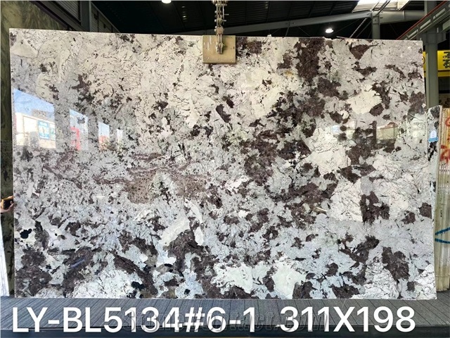 High Quality Polished Tourmaline Quartzite Slab Wall