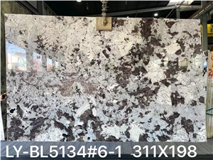 High Quality Polished Tourmaline Quartzite Slab Wall