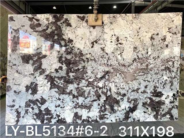 High Quality Polished Tourmaline Quartzite Slab Wall