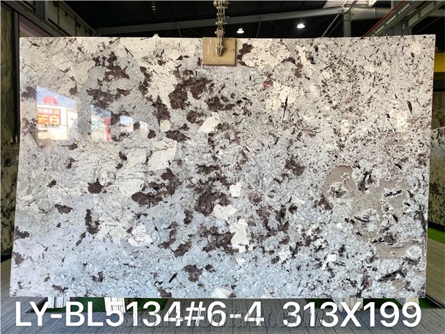 High Quality Polished Tourmaline Quartzite Slab Wall