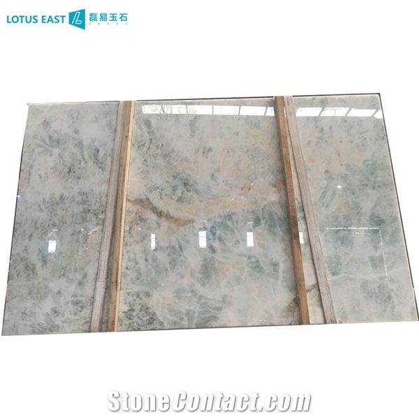 High Quality Polished White Ice Onyx Slab