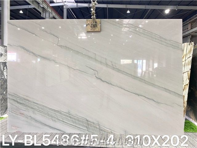 High Quality Polished White Pegasus Quartzite Slabs