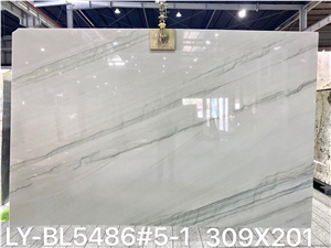 High Quality Polished White Pegasus Quartzite Slabs