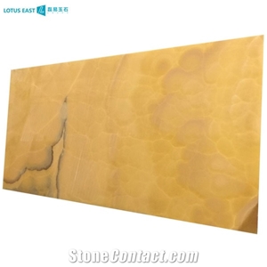 Polished Yellow Onyx Orange Onyx Slabs