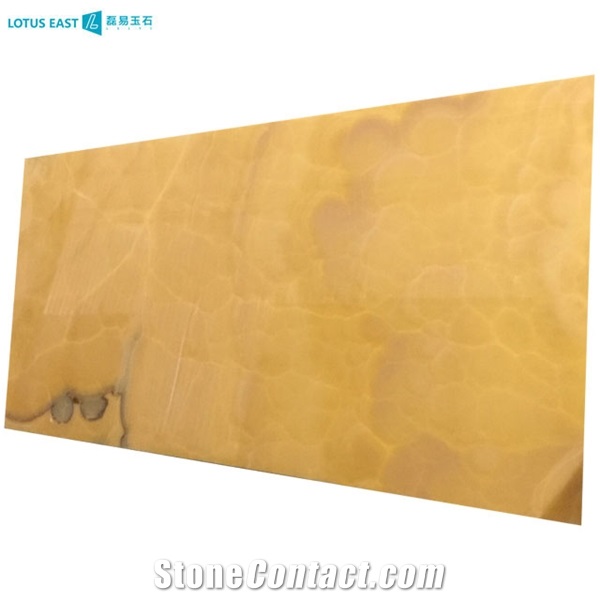 Polished Yellow Onyx Orange Onyx Slabs