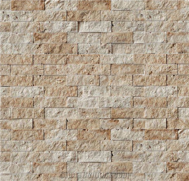 Classic Travertine Splitface Mosaic