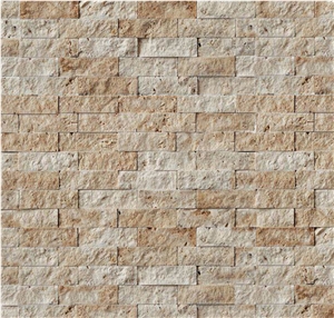 Classic Travertine Splitface Mosaic