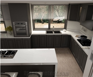 Calacatta Listra MS2011 Quartz Slabs