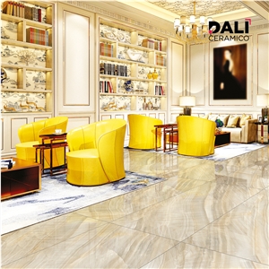 Onyx Mango Polished Porcelain Tiles