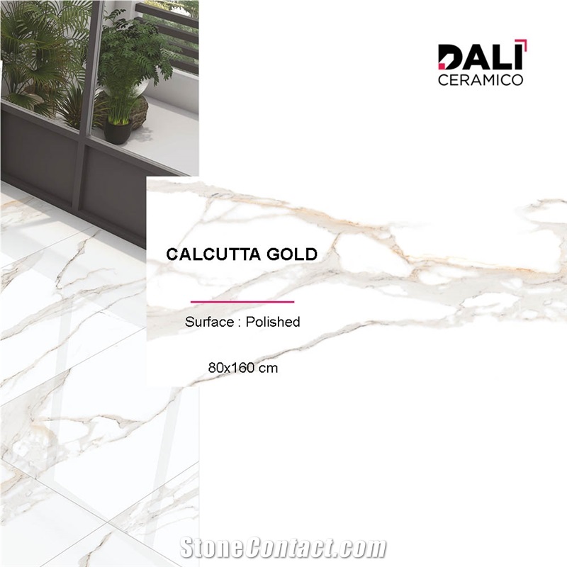 White Marble Looking Polished Porcelain Tiles