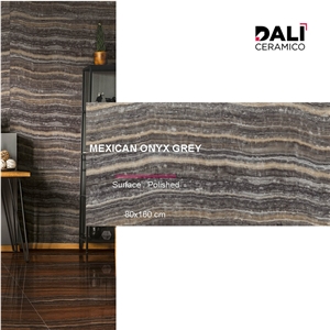 Mexican Onyx Grey Porcelain Tiles