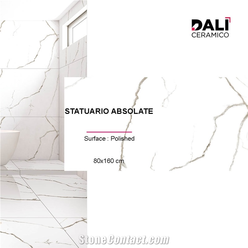 Statuario Absolate Porcelain Tiles