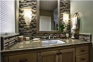 Amalfi Cafe Interlocking Porcelain,Glass Mix Mosaic