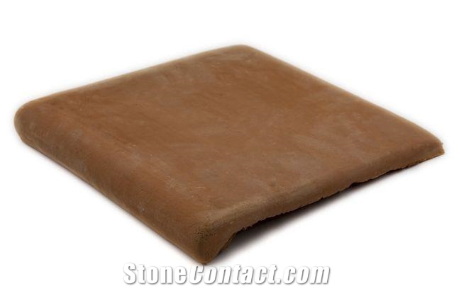 Mexican Saltillo 12X12 Clay Pool Coping (Special Order)