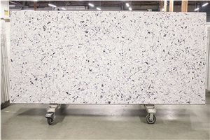 Silestone Arctic Polished Quartz Slab