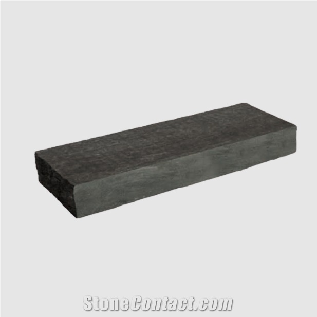 Basalt Paving Tile 48X16 Flamed Saw Cut 6 Inch