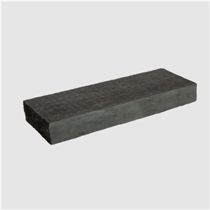Basalt Paving Tile 48X16 Flamed Saw Cut 6 Inch
