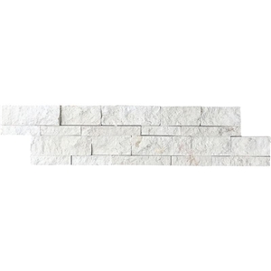 Coral Stone Shell Stone Limestone Veneer 8X18 Split-Face