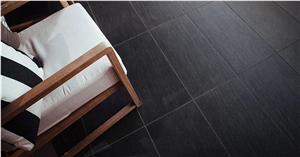Pietra Basaltina Basalt Tile 18X36 Flamed