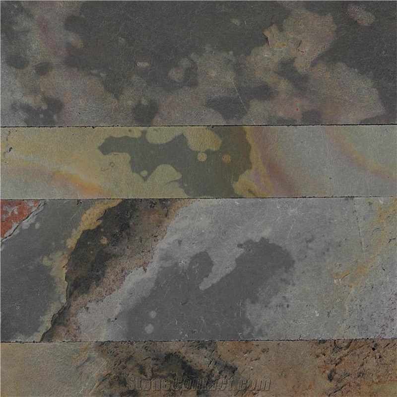 Slimline Peel And Stick Macedonian Slate Tile 6X24