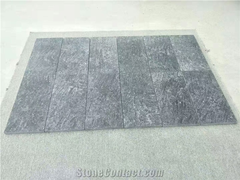 Black Limestone Flamed Wall Tile Floor Tile