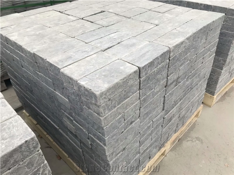 Black Limestone Tumbled Wall Tile Floor Tile