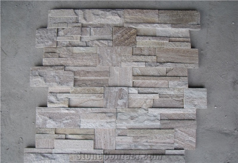 Golden White Quartzite Ledge Stone