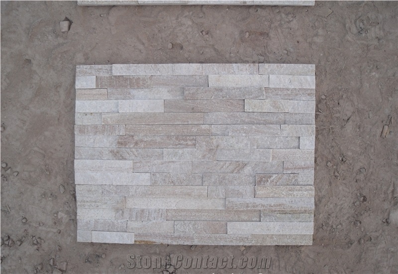 Golden White Quartzite Ledge Stone