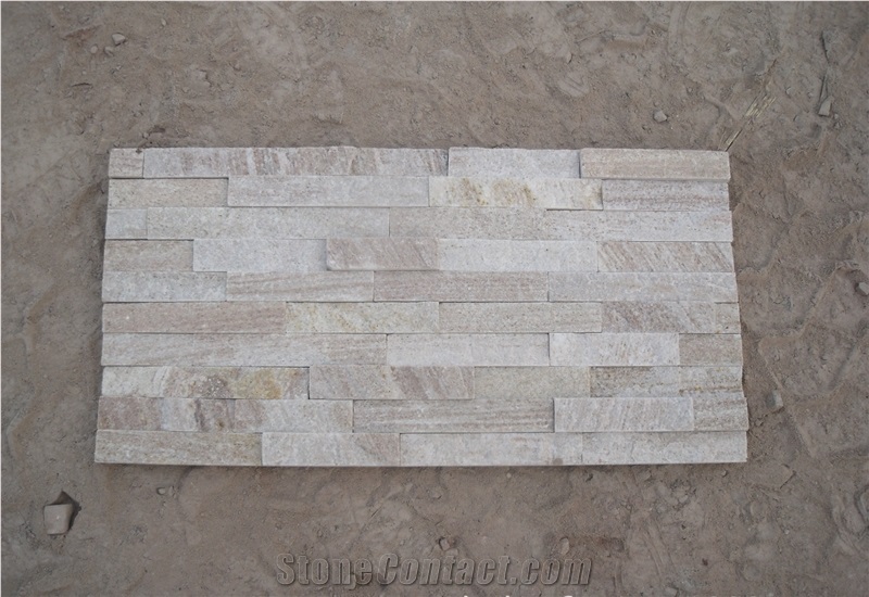 Golden White Quartzite Ledge Stone