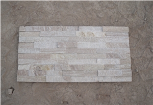 Golden White Quartzite Ledge Stone