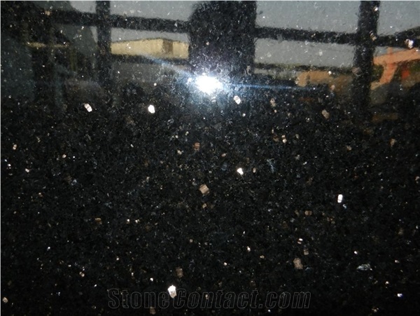 India Black Galaxy Granite Galaxy Black Granite