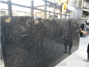 India Black Galaxy Granite Galaxy Black Granite